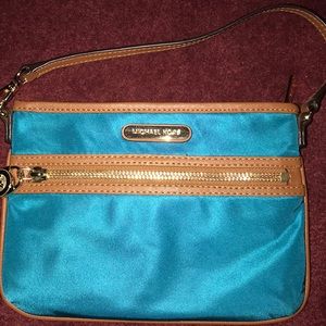 Michael Kors canvas clutch